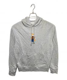 maison kitsune（メゾンキツネ）の古着「プルオーバーパーカー」｜グレー
