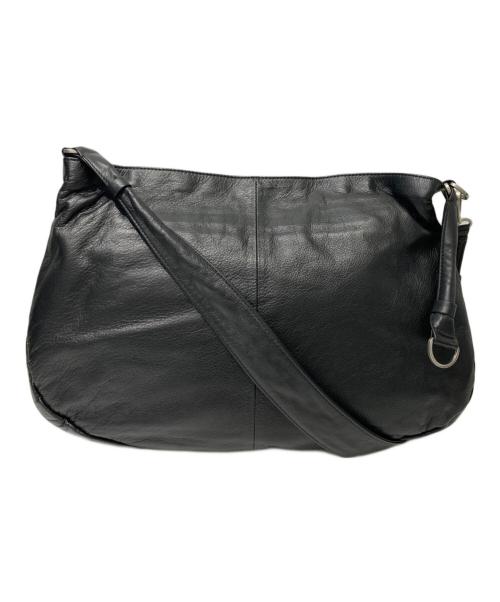 TOUT Y EST（トゥティエ）TOUT Y EST (トゥティエ) SAC NACELLE レザーワンショルダーバッグ ブラックの古着・服飾アイテム