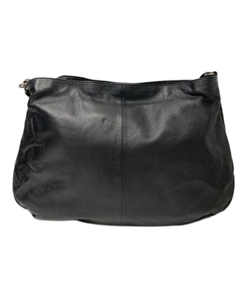 TOUT Y EST（トゥティエ）TOUT Y EST (トゥティエ) SAC NACELLE レザーワンショルダーバッグ ブラックの古着・服飾アイテム