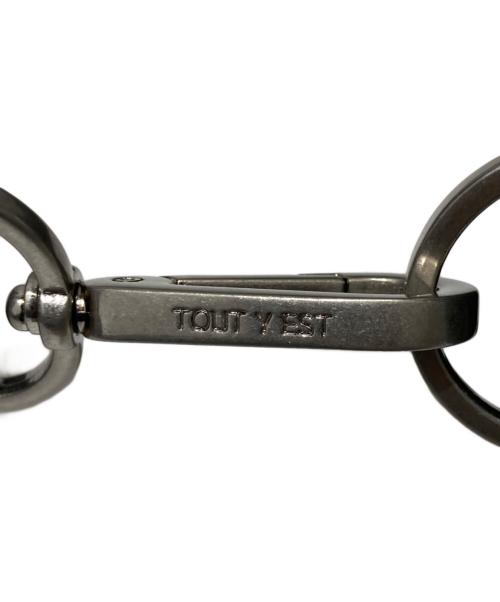 TOUT Y EST（トゥティエ）TOUT Y EST (トゥティエ) SAC NACELLE レザーワンショルダーバッグ ブラックの古着・服飾アイテム