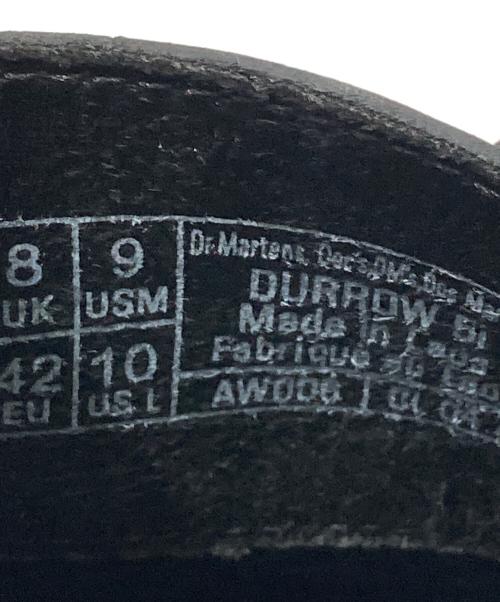 Dr.Martens（ドクターマーチン）Dr.Martens (ドクターマーチン) DURROW 5i 5ホールシューズ ブラック サイズ:UK8の古着・服飾アイテム