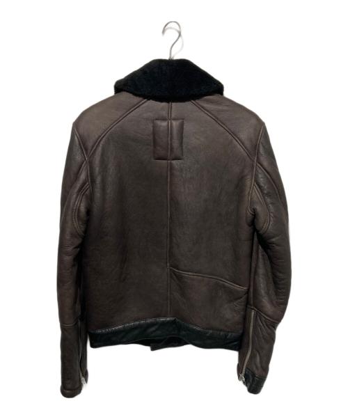 G-STAR RAW（ジースターロゥ）G-STAR RAW (ジースターロゥ) PILOT LEATHER JACKET ブラウン サイズ:Sの古着・服飾アイテム