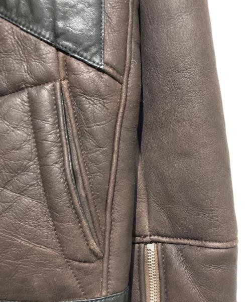 G-STAR RAW（ジースターロゥ）G-STAR RAW (ジースターロゥ) PILOT LEATHER JACKET ブラウン サイズ:Sの古着・服飾アイテム