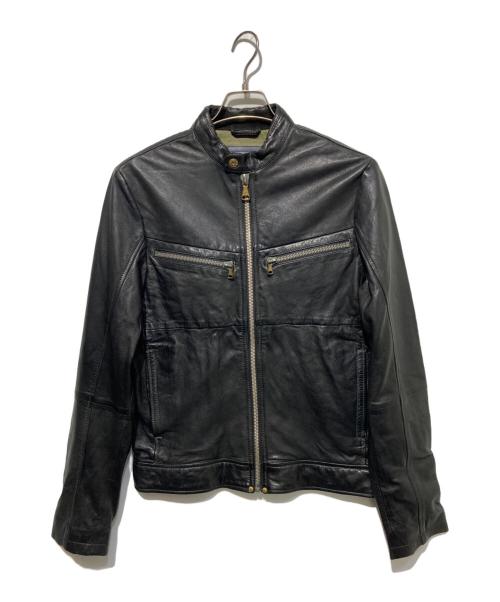 G-STAR RAW（ジースターロゥ）G-STAR RAW (ジースターロゥ) RE LEATHER BIKER JKT ブラック サイズ:XSの古着・服飾アイテム