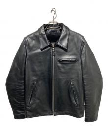 Schott（ショット）の古着「レザーシングルライダースジャケット」｜ブラック