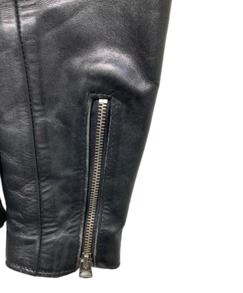 Schott（ショット）Schott (ショット) レザーシングルライダースジャケット ブラック サイズ:36の古着・服飾アイテム