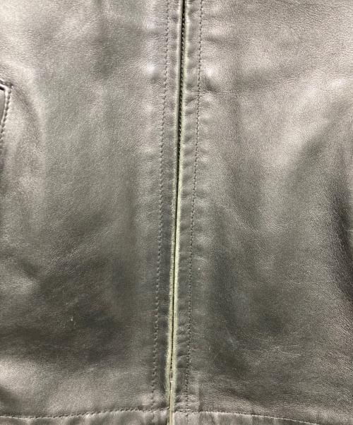 Schott（ショット）Schott (ショット) レザーシングルライダースジャケット ブラック サイズ:36の古着・服飾アイテム