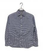 NIGEL CABOURNナイジェルケーボン）の古着「BRITISH OFFICERS SHIRT」｜ホワイト×ネイビー