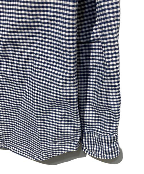NIGEL CABOURN（ナイジェルケーボン）NIGEL CABOURN (ナイジェルケーボン) BRITISH OFFICERS SHIRT ホワイト×ネイビー サイズ:46の古着・服飾アイテム