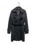 BURBERRY BLACK LABEL（バーバリーブラックレーベル）の古着「ライナー付トレンチコート」｜ブラック
