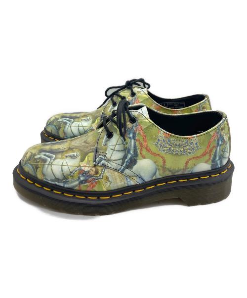 Dr.Martens（ドクターマーチン）Dr.Martens (ドクターマーチン) 3ホールシューズ グリーン サイズ:UK3の古着・服飾アイテム
