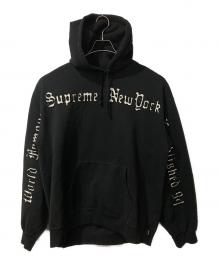 SUPREME（シュプリーム）の古着「Contrast Cutout Hooded Sweatshirt」｜ブラック
