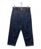 AURALEEオーラリー）の古着「HARD TWIST DENIM WIDE PANTS」｜インディゴ