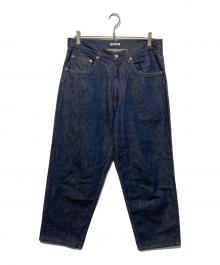 AURALEE（オーラリー）の古着「HARD TWIST DENIM WIDE PANTS」｜インディゴ