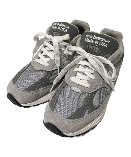 NEW BALANCE（ニューバランス）NEW BALANCE (ニューバランス) 993ローカットスニーカー グレー サイズ:27.5cmの古着・服飾アイテム