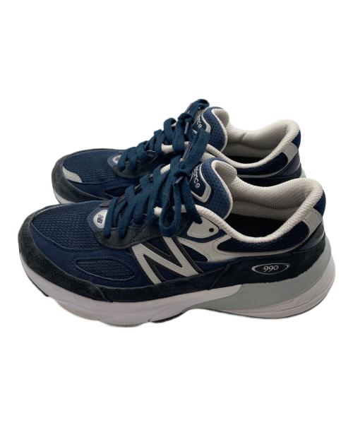 NEW BALANCE（ニューバランス）NEW BALANCE (ニューバランス) ローカットスニーカー ネイビー サイズ:24.5の古着・服飾アイテム
