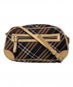 BURBERRY BLUE LABELバーバリー ブルー レーベル）の古着「チェック柄ショルダーバッグ」｜グレー