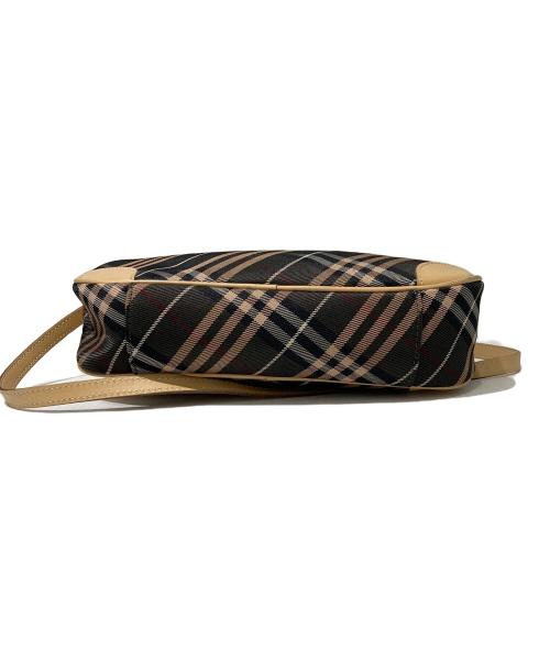 BURBERRY BLUE LABEL（バーバリー ブルー レーベル）BURBERRY BLUE LABEL (バーバリー ブルー レーベル) チェック柄ショルダーバッグ グレーの古着・服飾アイテム