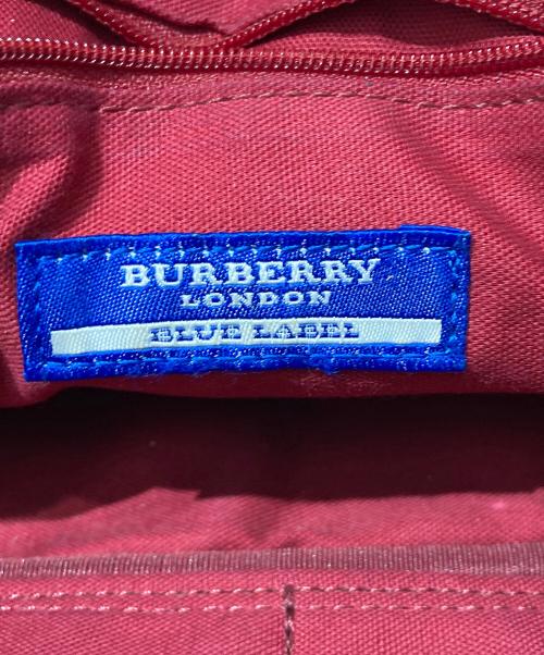 BURBERRY BLUE LABEL（バーバリー ブルー レーベル）BURBERRY BLUE LABEL (バーバリー ブルー レーベル) チェック柄ショルダーバッグ グレーの古着・服飾アイテム