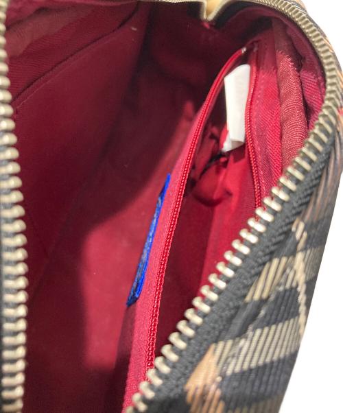 BURBERRY BLUE LABEL（バーバリー ブルー レーベル）BURBERRY BLUE LABEL (バーバリー ブルー レーベル) チェック柄ショルダーバッグ グレーの古着・服飾アイテム