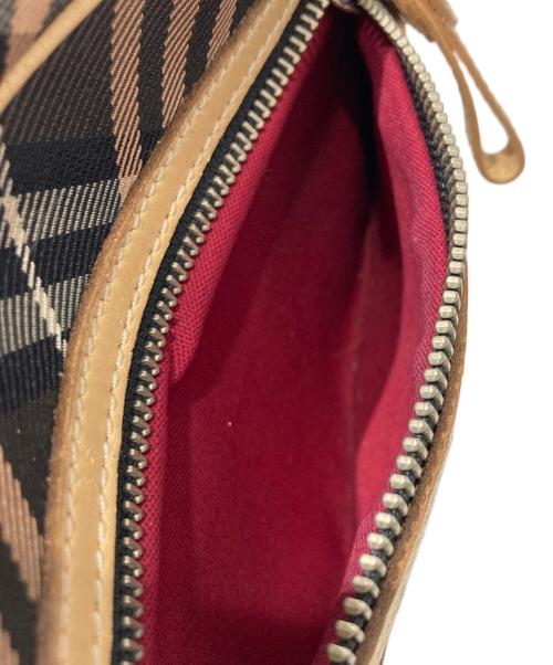 BURBERRY BLUE LABEL（バーバリー ブルー レーベル）BURBERRY BLUE LABEL (バーバリー ブルー レーベル) チェック柄ショルダーバッグ グレーの古着・服飾アイテム