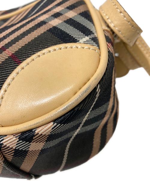 BURBERRY BLUE LABEL（バーバリー ブルー レーベル）BURBERRY BLUE LABEL (バーバリー ブルー レーベル) チェック柄ショルダーバッグ グレーの古着・服飾アイテム