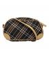 BURBERRY BLUE LABEL (バーバリー ブルー レーベル) チェック柄ショルダーバッグ グレー：8000円