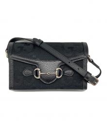 GUCCI（グッチ）の古着「ホースビット1955 ミニショルダーバッグ」｜ブラック