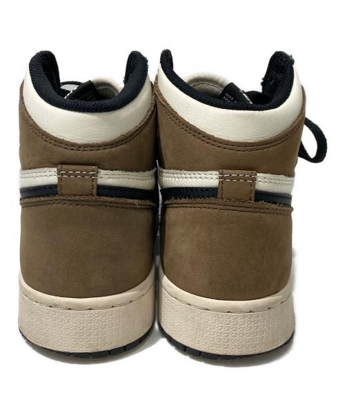 NIKE（ナイキ）NIKE (ナイキ) GS Air Jordan 1 High OG ホワイト×ブラウン サイズ:24cmの古着・服飾アイテム