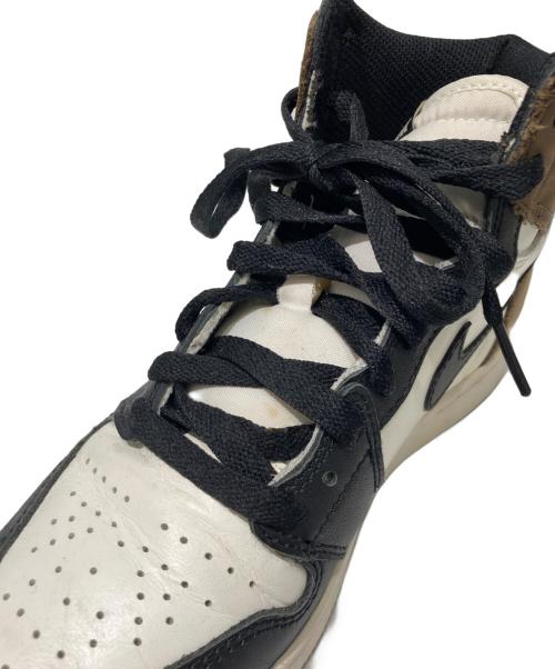 NIKE（ナイキ）NIKE (ナイキ) GS Air Jordan 1 High OG ホワイト×ブラウン サイズ:24cmの古着・服飾アイテム