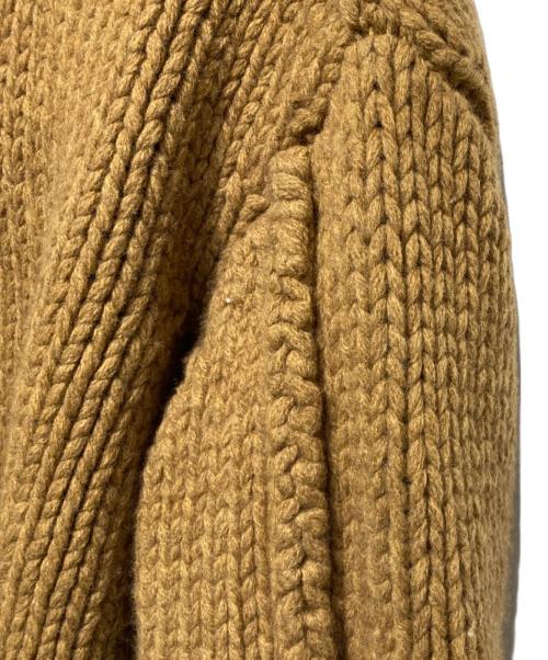 sacai（サカイ）sacai (サカイ) CarHartt (カーハート) ニットジャケット キャメル サイズ:1の古着・服飾アイテム