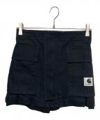 sacai×CarHarttサカイ×カーハート）の古着「WIP Suiting Bonding Skirt」｜ブラック