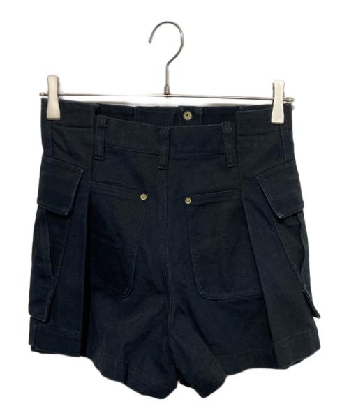 sacai（サカイ）sacai (サカイ) CarHartt (カーハート) WIP Suiting Bonding Skirt ブラックの古着・服飾アイテム