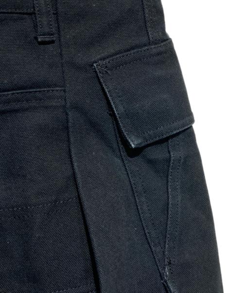 sacai（サカイ）sacai (サカイ) CarHartt (カーハート) WIP Suiting Bonding Skirt ブラックの古着・服飾アイテム