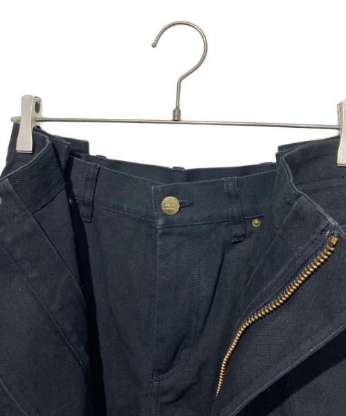 sacai（サカイ）sacai (サカイ) CarHartt (カーハート) WIP Suiting Bonding Skirt ブラックの古着・服飾アイテム