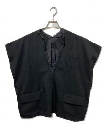 sacai（サカイ）の古着「プルオーバーベスト」｜ブラック