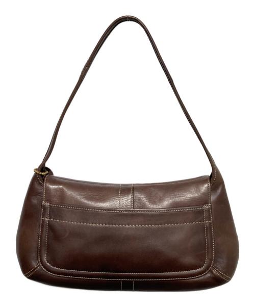 COACH（コーチ）COACH (コーチ) ターンロックワンショルダーバッグ ブラウンの古着・服飾アイテム