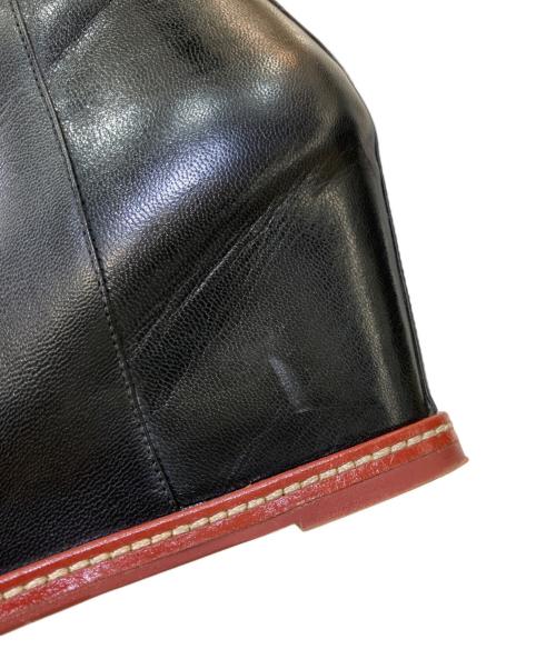 MM6 Maison Margiela（エムエムシックスメゾンマルジェラ）MM6 Maison Margiela (エムエムシックスメゾンマルジェラ) ウェッジソールブーツ ブラック サイズ:39 1/2の古着・服飾アイテム