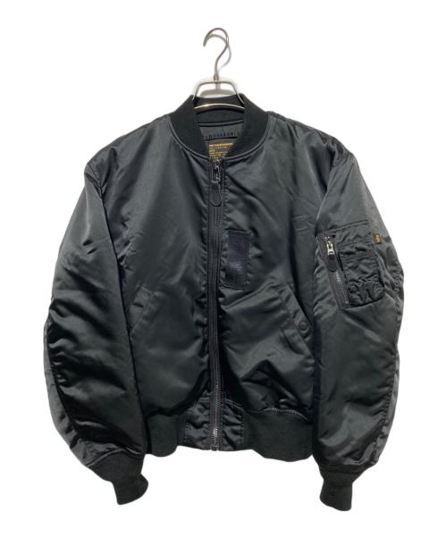 ALPHA（アルファ）ALPHA (アルファ) MA-1 DOBBS VINTAGE ブラック サイズ:Mの古着・服飾アイテム