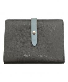 CELINE（セリーヌ）の古着「ミディアムストラップウォレット」｜グレー