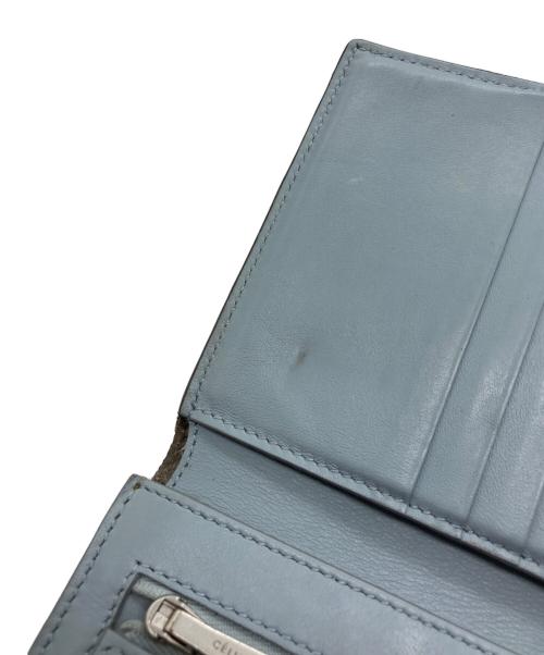 CELINE（セリーヌ）CELINE (セリーヌ) ミディアムストラップウォレット グレーの古着・服飾アイテム