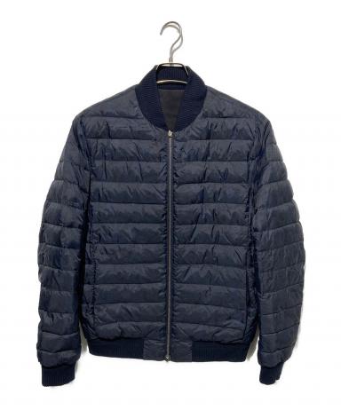 中古・古着通販】ETRO (エトロ) リバーシブルダウンブルゾン ネイビー