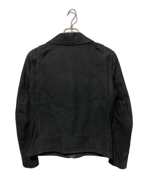 A LEATHER（ア レザー）A LEATHER (ア レザー) Drizzler jacket ブラック サイズ:52の古着・服飾アイテム