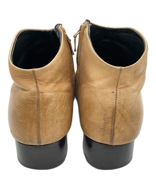 PADRONE（パドローネ）PADRONE (パドローネ) SIDE ZIP SHORT BOOTS ブラウン サイズ:40の古着・服飾アイテム