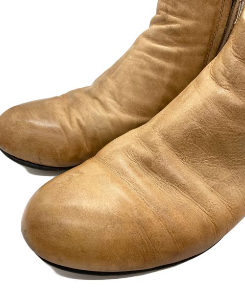 PADRONE（パドローネ）PADRONE (パドローネ) SIDE ZIP SHORT BOOTS ブラウン サイズ:40の古着・服飾アイテム