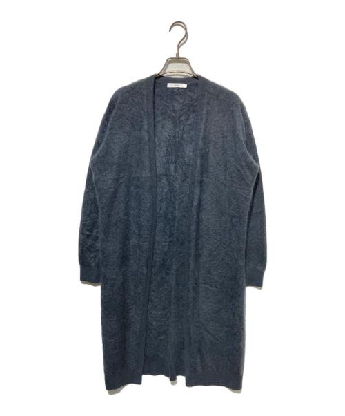 ASTRAET（アストラット）ASTRAET (アストラット) カシミヤ 12G ファー ロングカーディガン グレー サイズ:　の古着・服飾アイテム