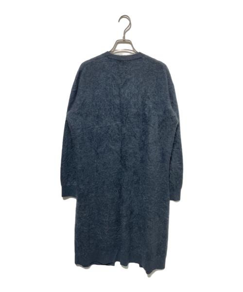 ASTRAET（アストラット）ASTRAET (アストラット) カシミヤ 12G ファー ロングカーディガン グレー サイズ:　の古着・服飾アイテム