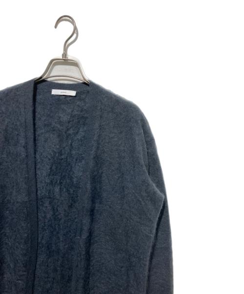 ASTRAET（アストラット）ASTRAET (アストラット) カシミヤ 12G ファー ロングカーディガン グレー サイズ:　の古着・服飾アイテム