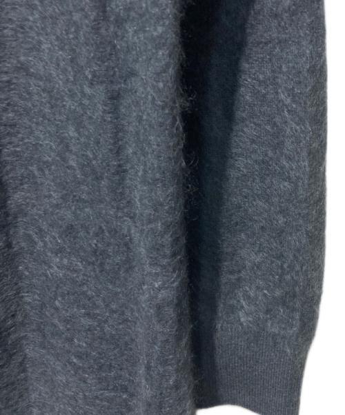 ASTRAET（アストラット）ASTRAET (アストラット) カシミヤ 12G ファー ロングカーディガン グレー サイズ:　の古着・服飾アイテム