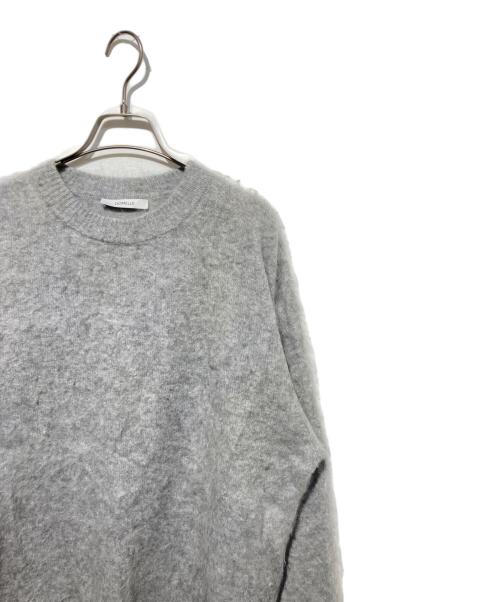 DOMELLE（ドメル）DOMELLE (ドメル) FUR CASHMERE PULLOVER グレー サイズ:9の古着・服飾アイテム